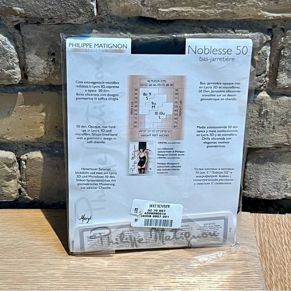 Philippe Matignon Opaque Stay-Ups - Picture 3 of 4